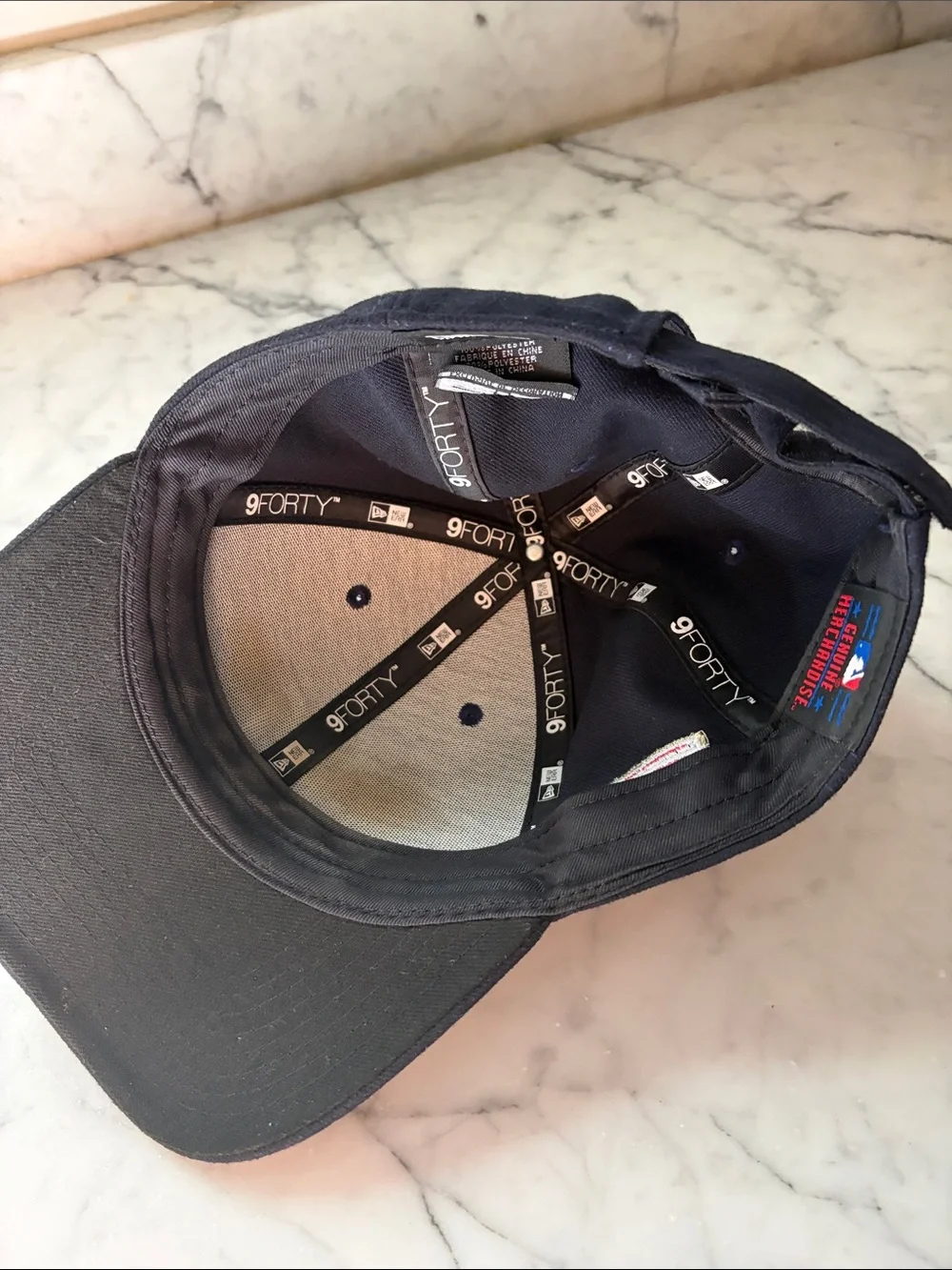 New Era Kids Navy Baseball Cap with White NY Logo